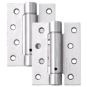 ASEC Spring Hinge - Pair - Satin Chrome (Pair)