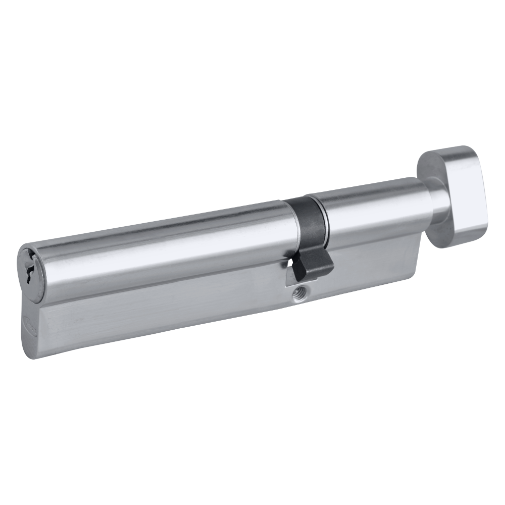 ASEC 6-Pin Euro Key & Turn Cylinder - 120mm 75/T45 (70/10/T40) KD NP