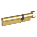 ASEC 6-Pin Euro Key & Turn Cylinder - 120mm 75/T45 (70/10/T40) KD PB