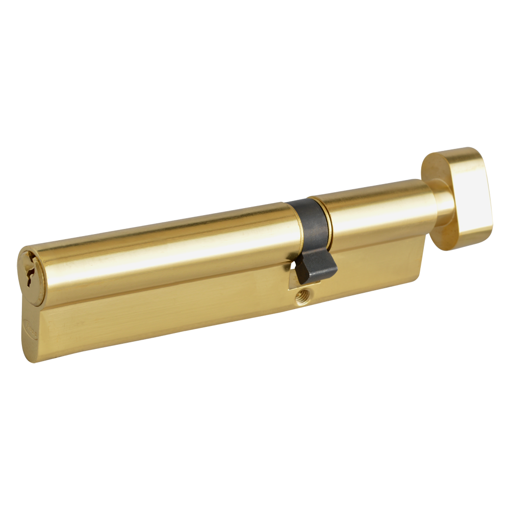 ASEC 6-Pin Euro Key & Turn Cylinder - 120mm 75/T45 (70/10/T40) KD PB