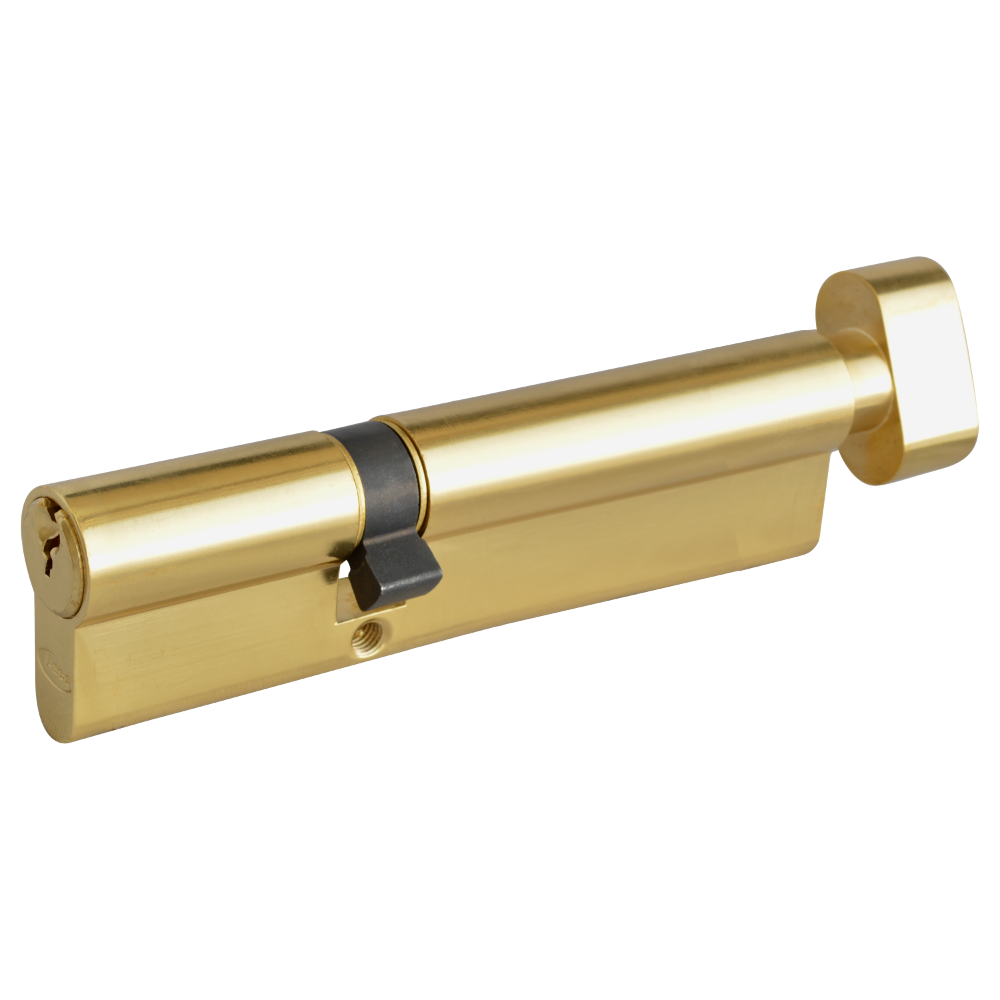 ASEC 6-Pin Euro Key & Turn Cylinder - 120mm 45/T75 (40/10/T70) KD PB
