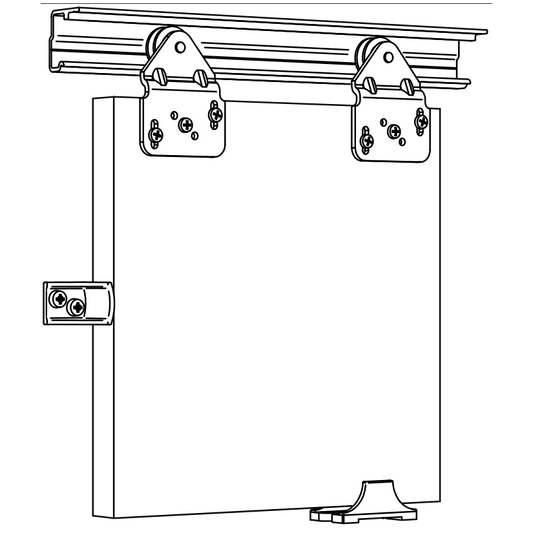 ASEC Sliding Wardrobe Single Gear - Up to 1800mm