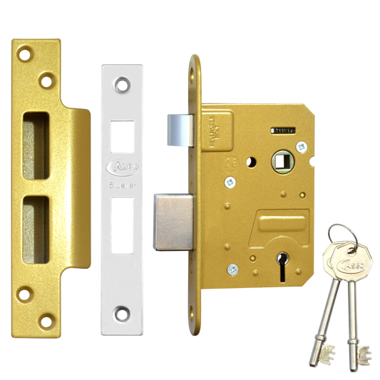 ASEC 5 Lever Sashlock - 76mm SS KD Visi