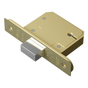 ASEC BS 5 Lever British Standard Deadlock - 64mm PB KD Boxed