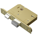 ASEC BS 5 Lever British Standard Sashlock - 76mm PB KD Boxed