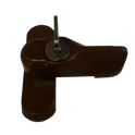 ASEC Locking Sash Stopper for Timber & GRP Doors / Windows - Brown