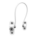 ASEC 200mm British Standard Mini Locking Cable Window Restrictor - White