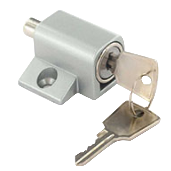 ASEC Patio Door & Window Lock Cylinder - Silver KD