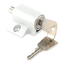 ASEC Patio Door & Window Lock Cylinder - White KD