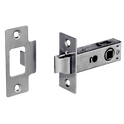 ASEC Bolt Through Tubular Mortice Latch - ZP 63mm