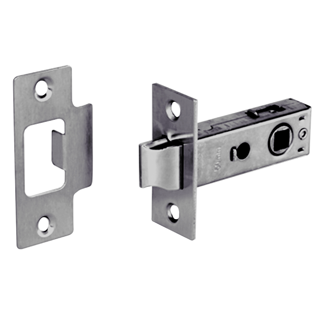 ASEC Bolt Through Tubular Mortice Latch - ZP 63mm