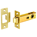 ASEC Bolt Through Tubular Mortice Latch - PB 76mm