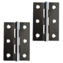 ASEC Steel Butt Hinges - 75mm Polished Chrome