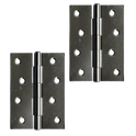 ASEC Steel Butt Hinges - 100mm Polished Chrome