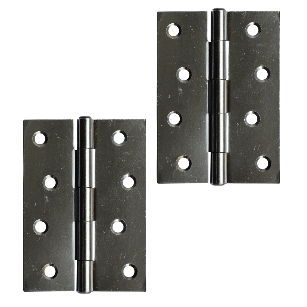 ASEC Steel Butt Hinges - 100mm Polished Chrome