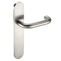 ASEC Radius Backplate Lever Furniture DDA - Lever Latch