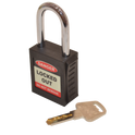 ASEC Safety Lockout Tagout Padlock - Black