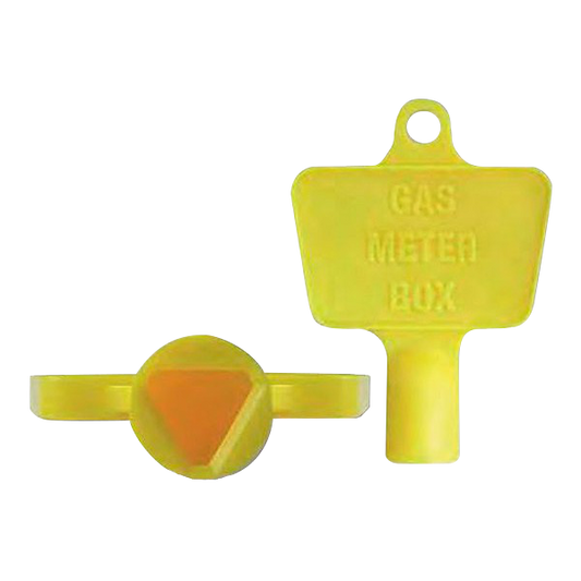 ASEC Yellow Plastic Meter Box Key - Yellow