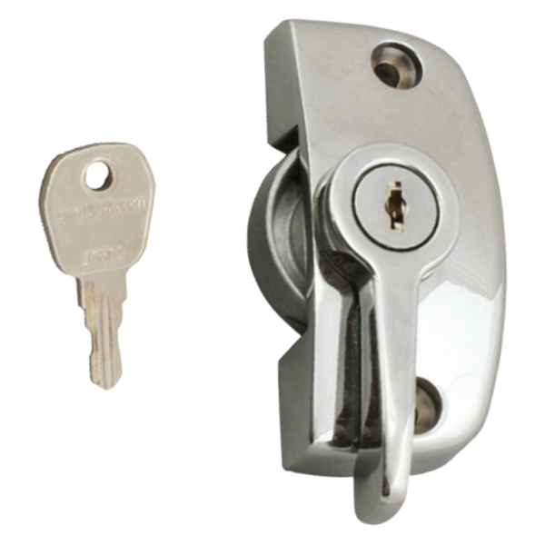 ASEC Window Pivot Lock - Chrome Locking Without Keep