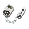 ASEC Door Chain with Fixing Kit - Chrome