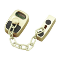 ASEC Door Chain with Fixing Kit - Gold