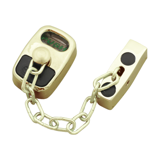 ASEC Door Chain with Fixing Kit - Gold