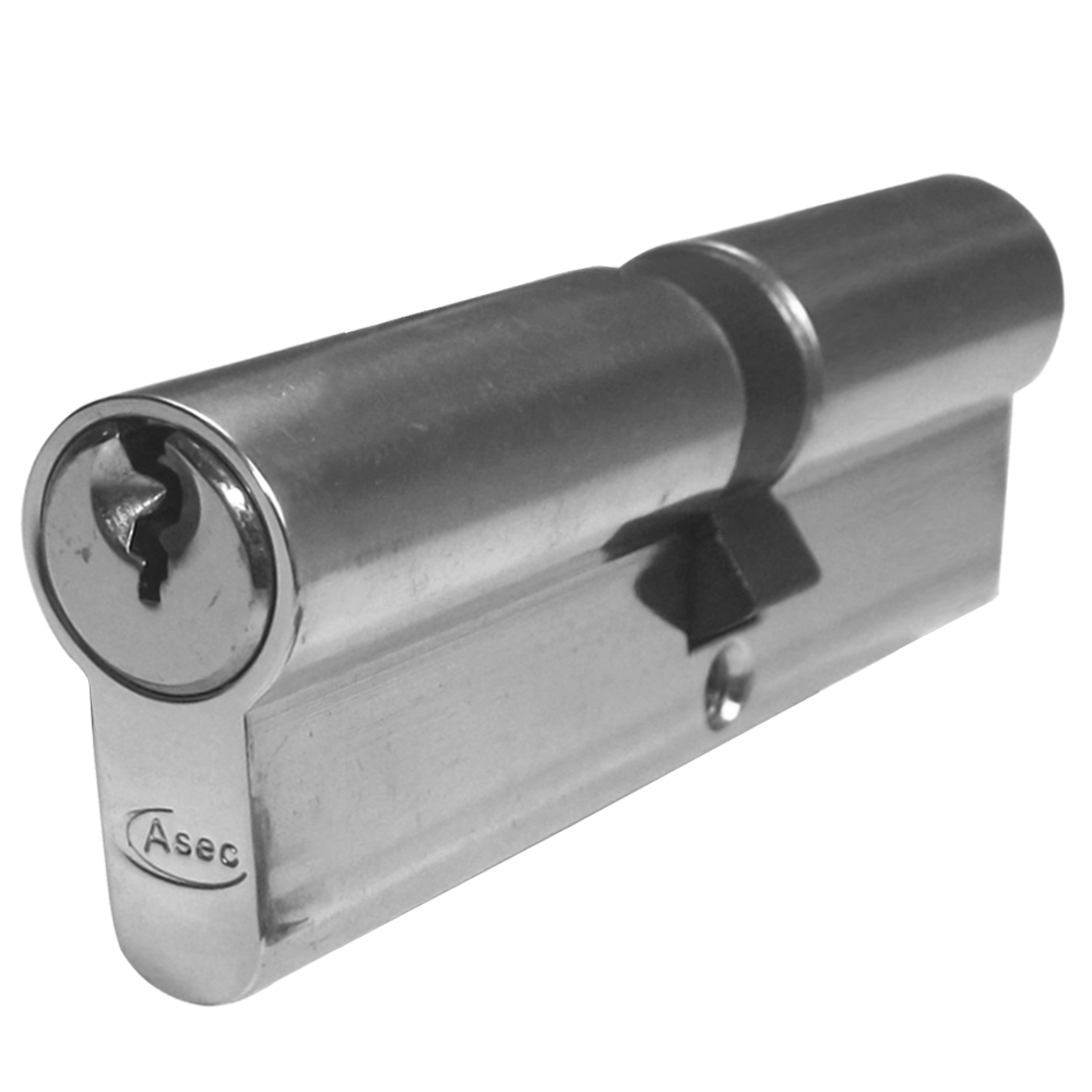 ASEC 5-Pin Euro Double Cylinder - 95mm 45/50 (40/10/45) KD NP