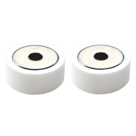 ASEC Magnetic Short Door Stop - White