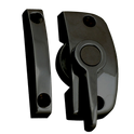 ASEC Window Pivot Lock - Black Non-Locking With 11.5mm Keep