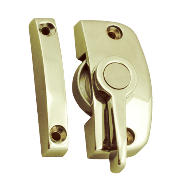 ASEC Window Pivot Lock - Gold Non-Locking With 8.5mm Keep
