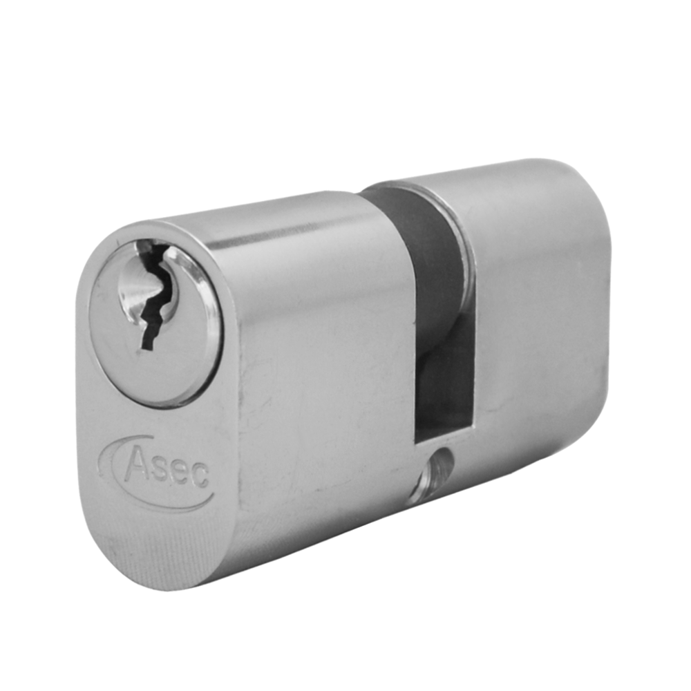 ASEC 5-Pin Oval Double Cylinder - 60mm 30/30 (25/10/25) KD NP