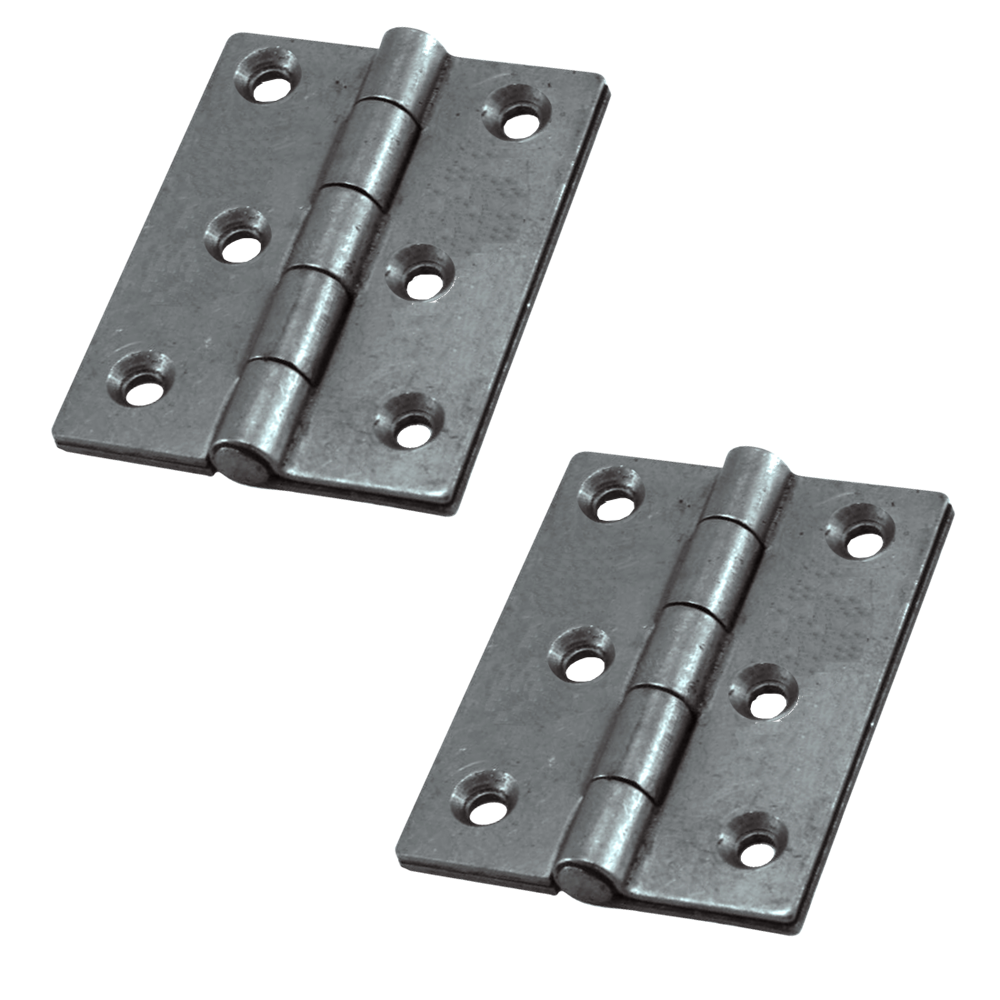 ASEC Double Pressed Steel Butt Hinge - 75mm (1 Pair)