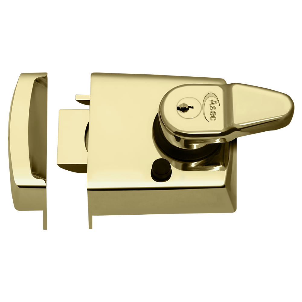 ASEC Kite BS Auto Deadlocking Nightlatch - 60mm PB Boxed