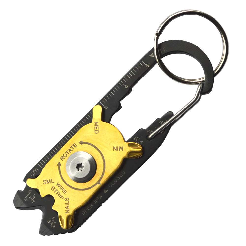 ASEC Mini Multipurpose 20 in 1 Tool Key Ring - 6 Per Card