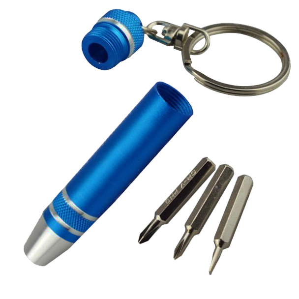 ASEC Mini Screwdriver Keyring Set - 12 Per Card