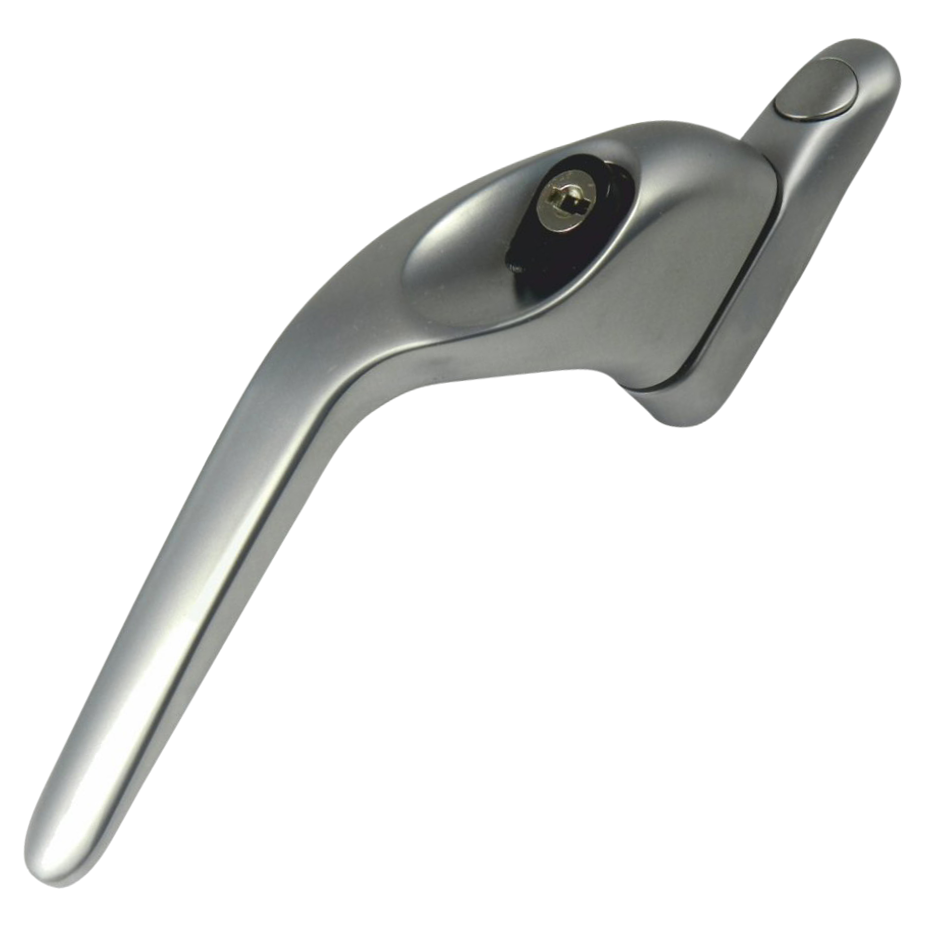 ASEC Offset Window Handle - LH Silver