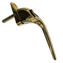 ASEC Offset Window Handle - RH Gold (Polished)
