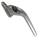 ASEC Offset Window Handle - RH Silver