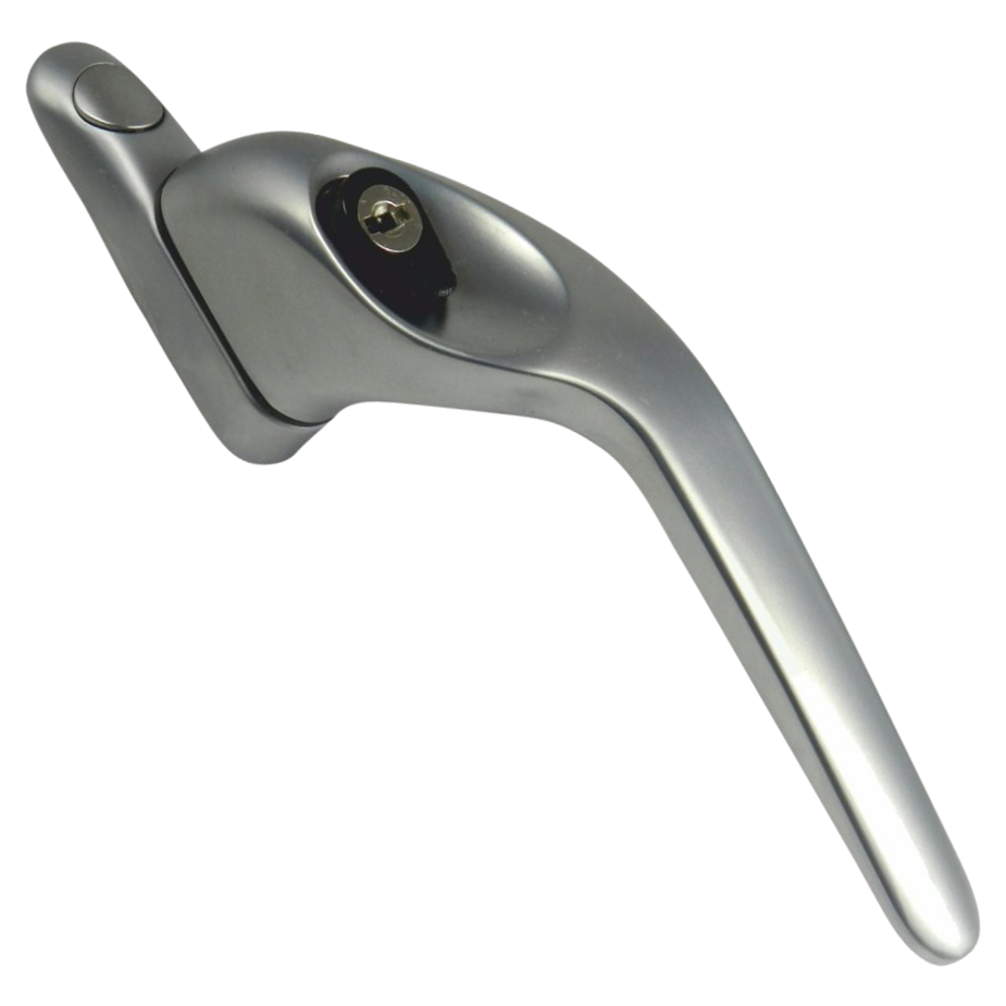 ASEC Offset Window Handle - RH Silver