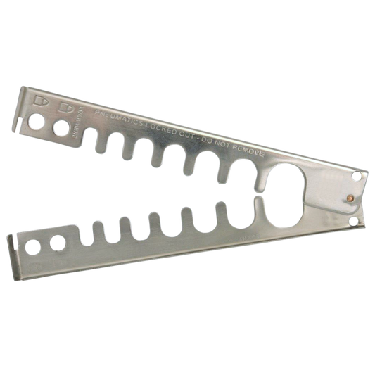 ASEC Pneumatic Lockout Hasp - Solid Stainless Steel