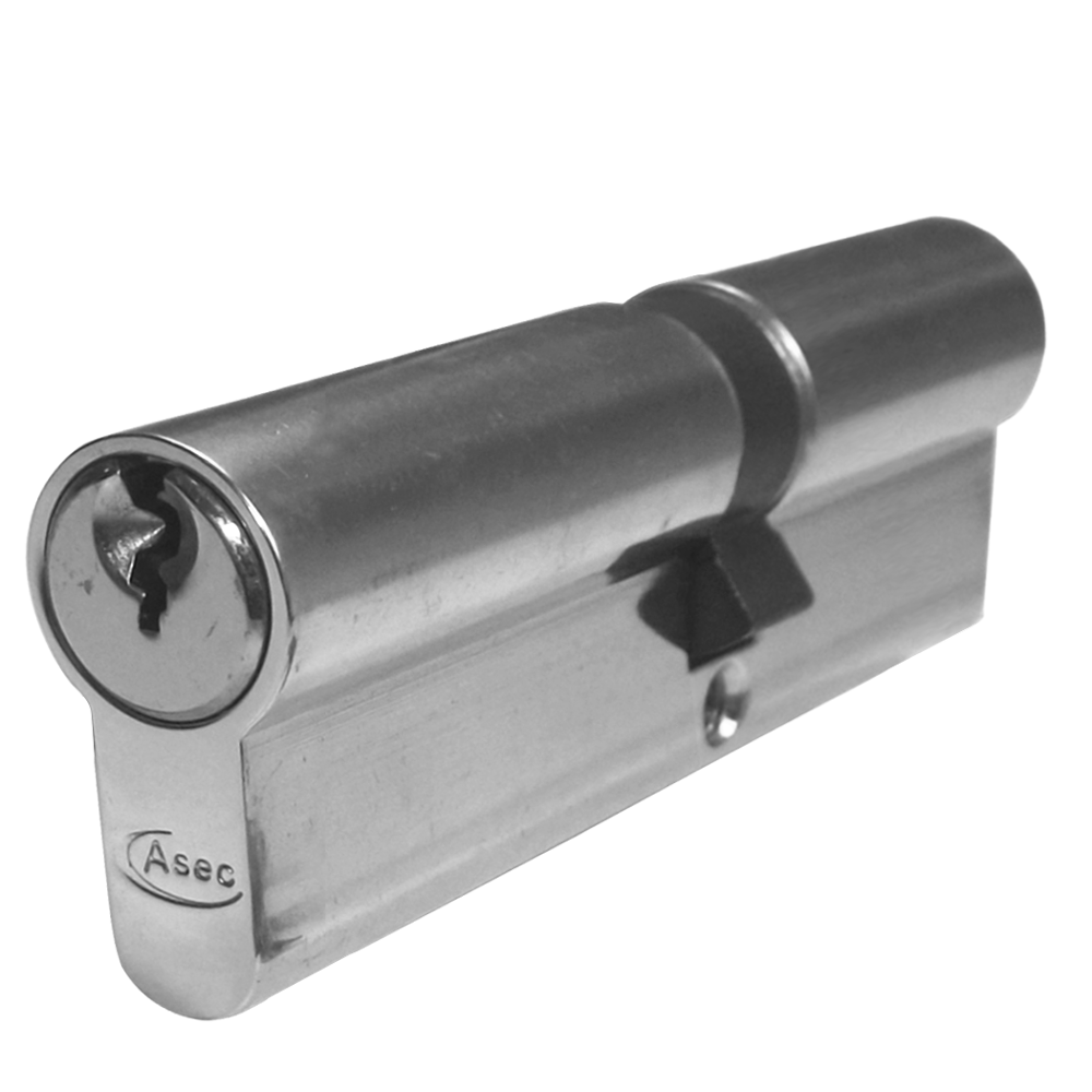 ASEC 5-Pin Euro Double Cylinder - 100mm 45/55 (40/10/50) KD NP
