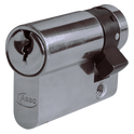 Asec Euro Half Cylinder With Adjustable Cam - 6 Pin - 45mm (35/10) NP
