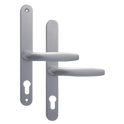 ASEC 68mm Lever UPVC Door Furniture No Snib - Silver