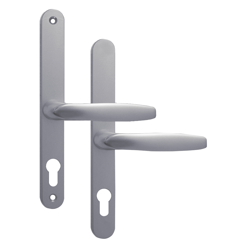 ASEC 68mm Lever UPVC Door Furniture No Snib - Silver