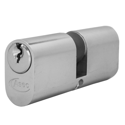 ASEC 5-Pin Oval Double Cylinder - 80mm 40/40 (35/10/35) KD NP