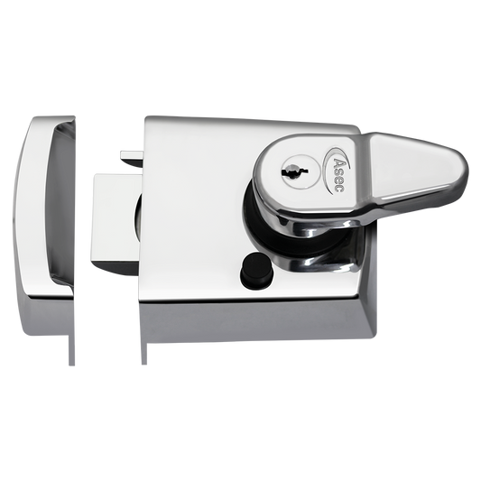 ASEC Kite BS Auto Deadlocking Nightlatch - 60mm CP Visi