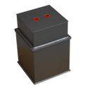 ASEC Under Floor Safe Body To Take 200mm x 200mm Door - 230mm x 345mm