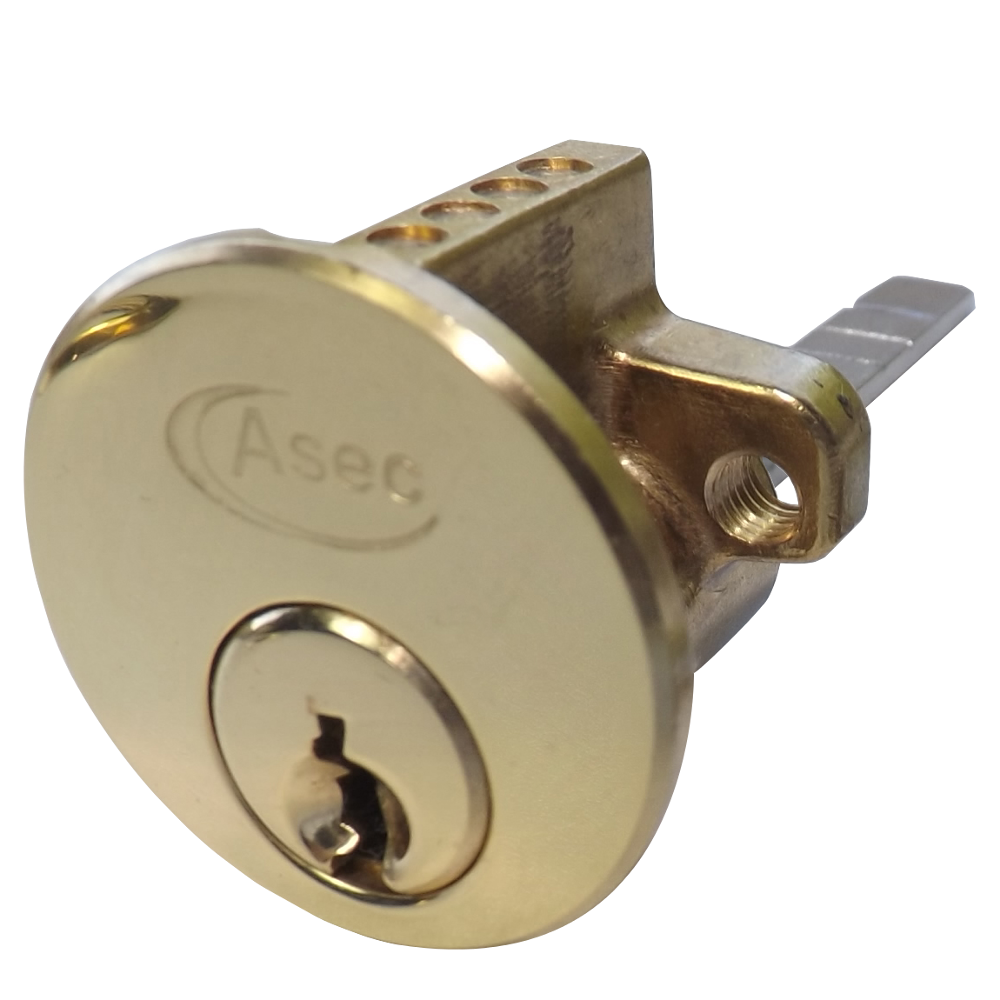 ASEC 5-Pin Rim Cylinder - PB KD (Visi)