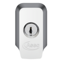 ASEC High Security Rim Cylinder Pull With Cylinder - Chrome Plated
