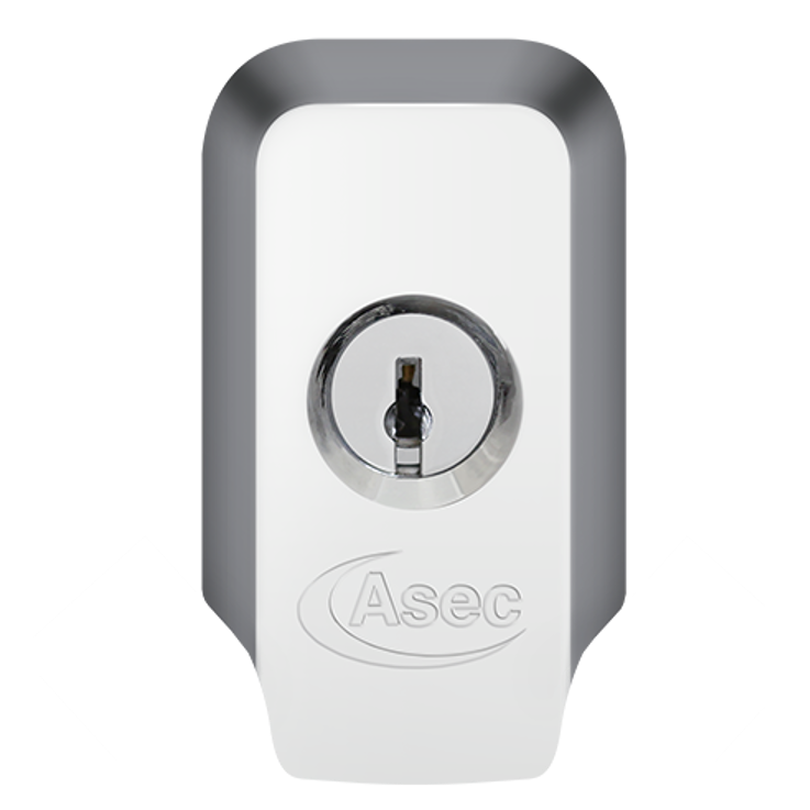 ASEC High Security Rim Cylinder Pull With Cylinder - Chrome Plated